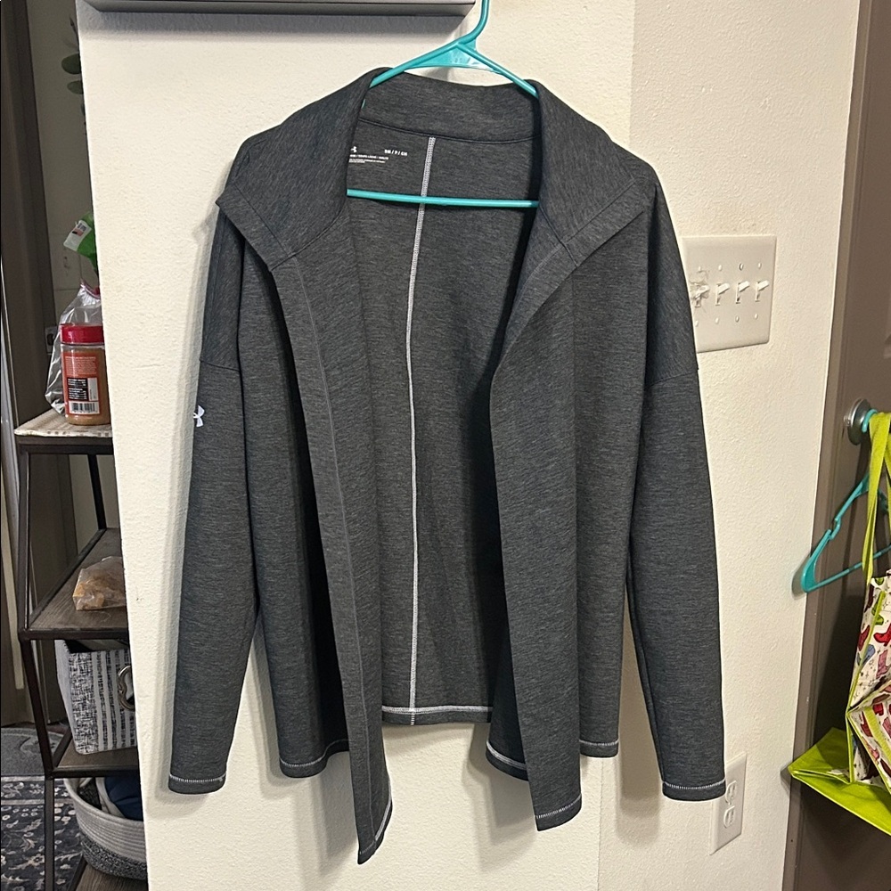 Under Armour Charcoal Open Front Jacket/Cardigan
